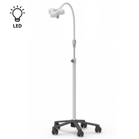 Lampa bezcieniowa badawczo-zabiegowa Ordisi FLH3 LED na statywie z gęsią szyją
