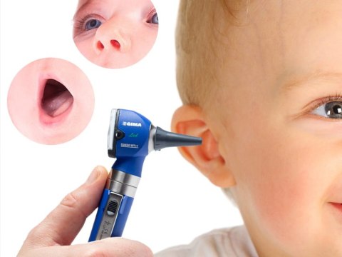 Otoskop światłowodowy Sigma LED 2,5V w twardym etui