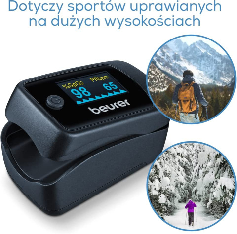 Pulsoksymetr Beurer napalcowy PO 45 z kolorowym wyświetlaczem citomedical.pl 3