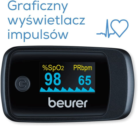 Pulsoksymetr Beurer napalcowy PO 45 z kolorowym wyświetlaczem citomedical.pl 4