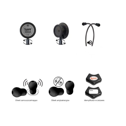 Stetoskop Spirit Smoke Finish Carbon CK-S601PF internistyczny