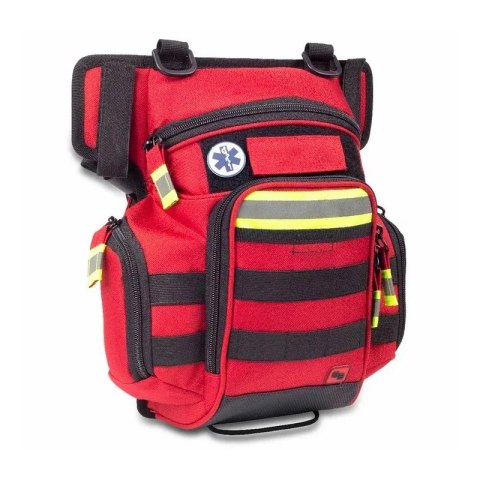 Saszetka na nogę dla ratowników EMT Pouch czerwona