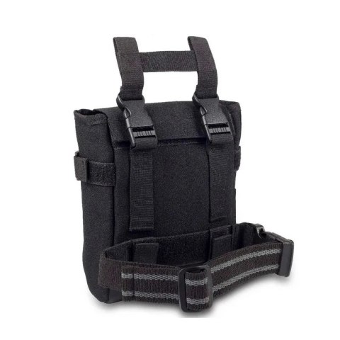 Saszetka na nogę kompaktowy organizer czarna