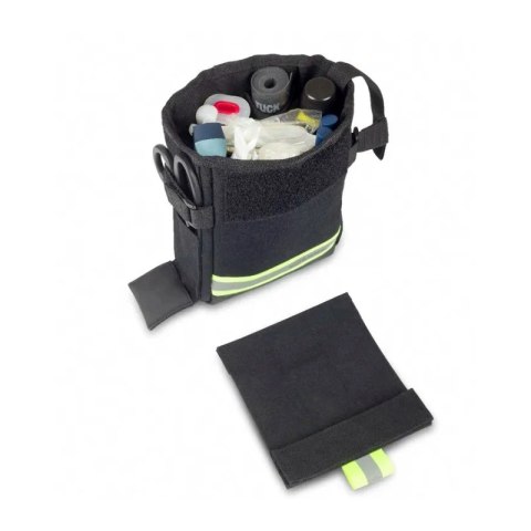 Saszetka na nogę kompaktowy organizer czarna