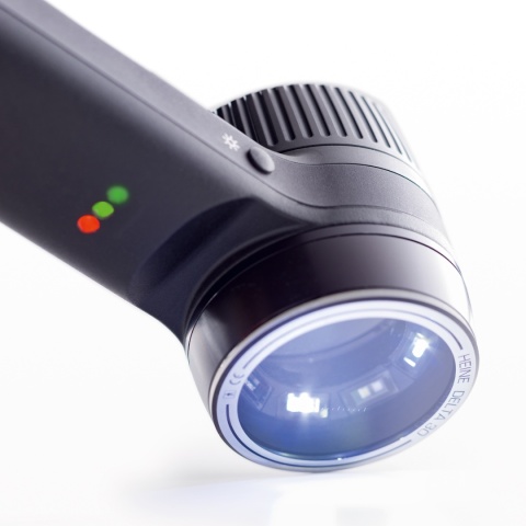 Dermatoskop HEINE DELTA 30 PRO LED z płytką kontaktową, zasilaczem USB-C i etui