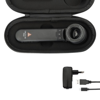 Dermatoskop HEINE DELTA 30 PRO LED z płytką kontaktową, zasilaczem USB-C i etui