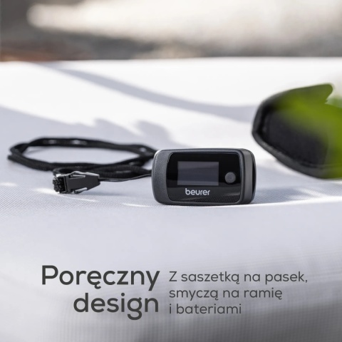 Pulsoksymetr Beurer napalcowy PO 45 z kolorowym wyświetlaczem