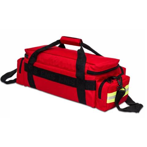Torba ratownicza Emergency z miejscem na butlę tlenową czerwona