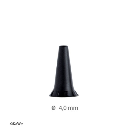 Wziernik uszny rozmiar 4,0 mm KaWe wielokrotnego użytku do otoskopów, 1 szt.
