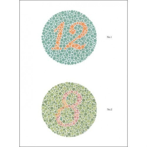 Tablice typu Ishihary - 24 tablic (test typu Ishihary, tablica pseudoizochromatyczna) - książka