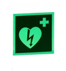 Tablica AED fluorescencyjna
