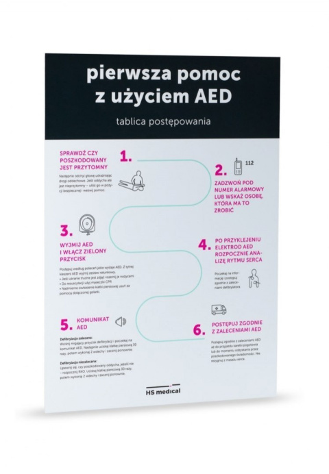 Tablica krok po kroku zielona / różowa