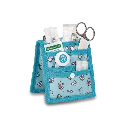 Organizer medyczny do kieszeni Keens's grafika turkus