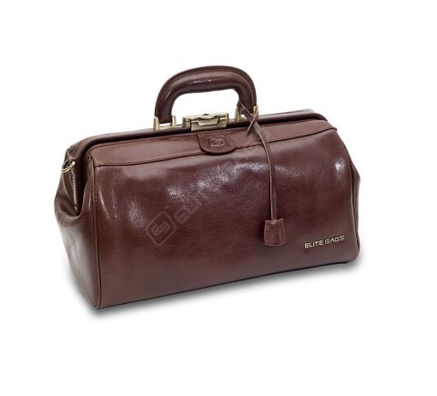 Torba lekarska skórzana CLASSY'S brązowa