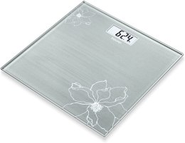 Waga elektroniczna Beurer GS 10 srebrny połysk z wyświetlaczem LCD