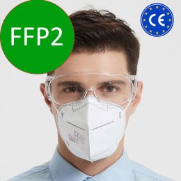 Maska FFP2 składana bez zaworu op. 2 sztuki
